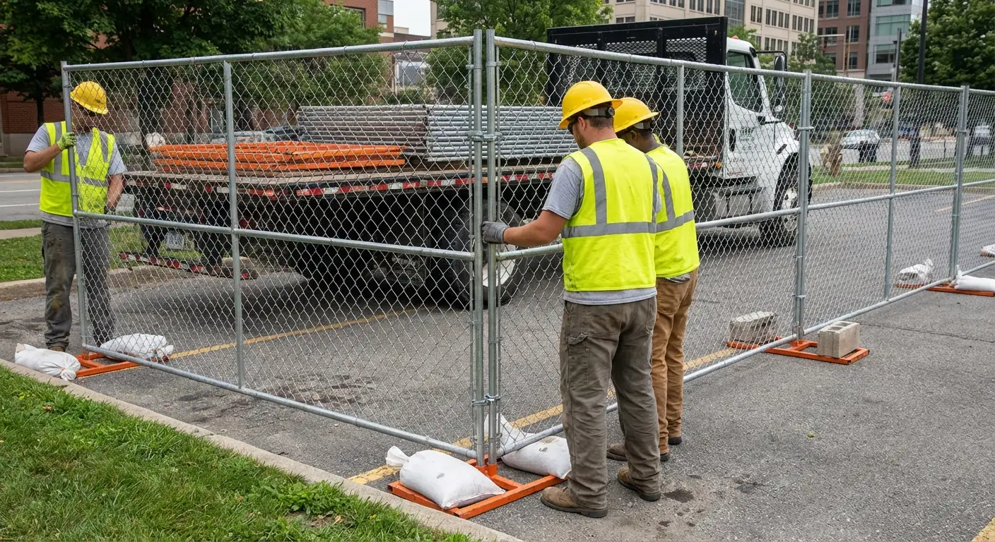 Temporary fencing solutions meeting Normal requirements