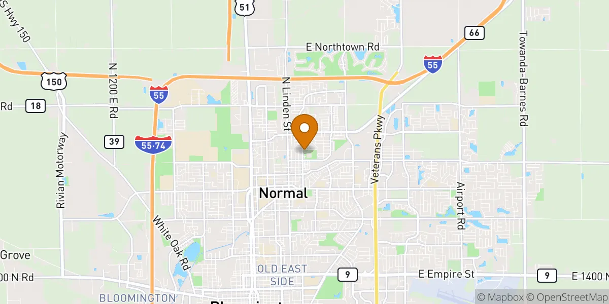  neighborhood map in Normal, IL