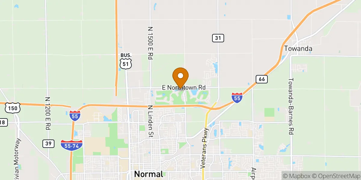  neighborhood map in Normal, IL