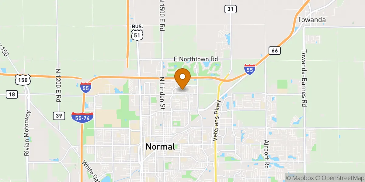  neighborhood map in Normal, IL