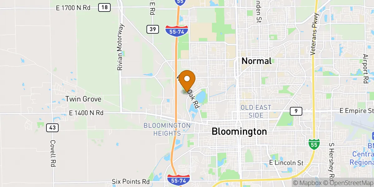  neighborhood map in Normal, IL