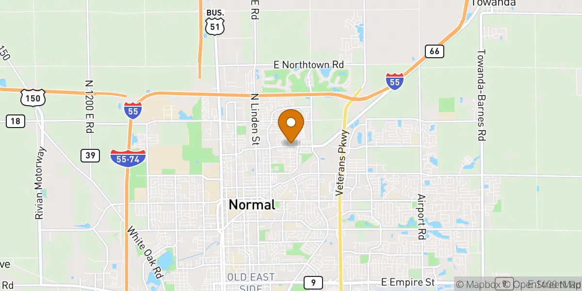  neighborhood map in Normal, IL