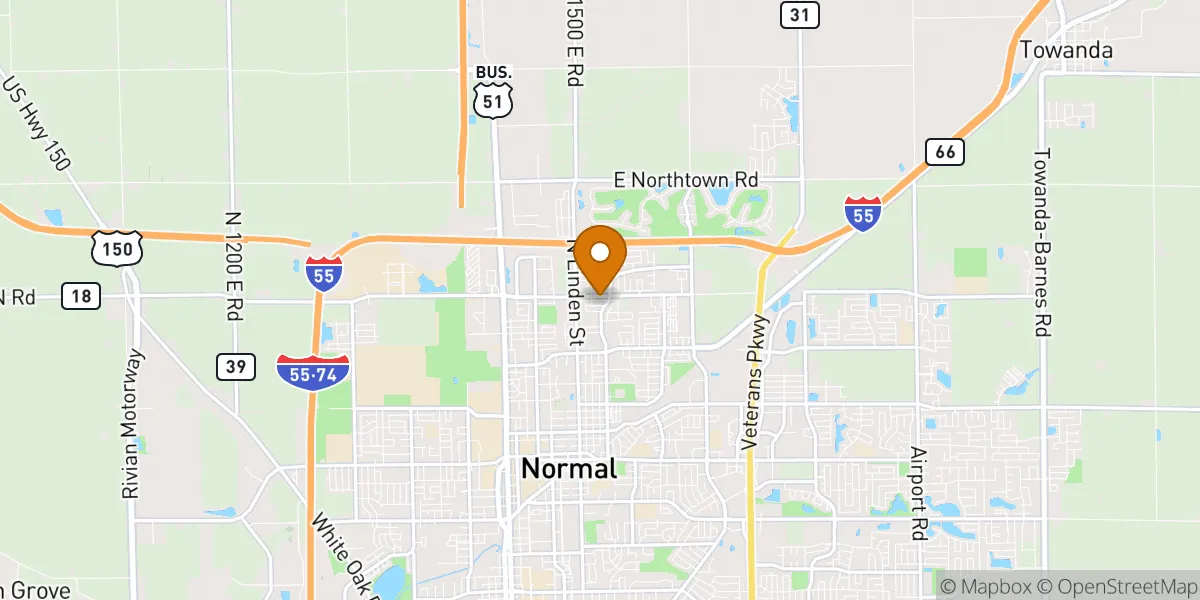  neighborhood map in Normal, IL