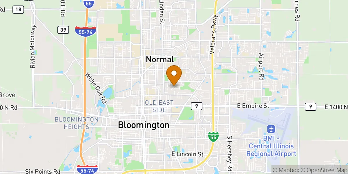 Maplewood neighborhood map in Normal, IL