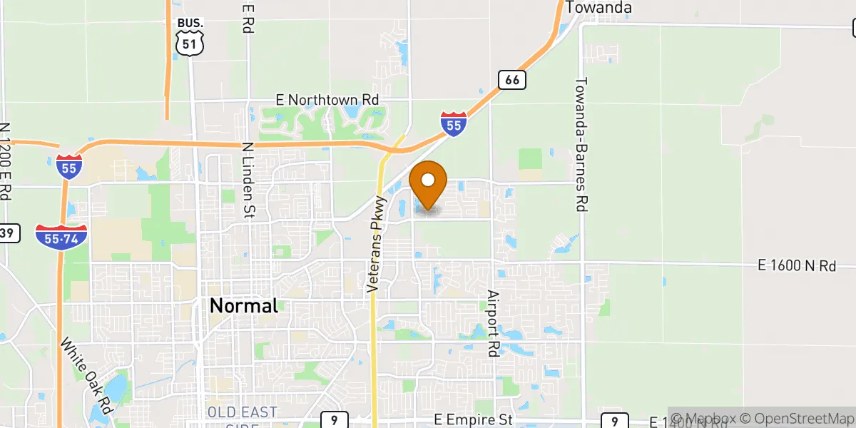  neighborhood map in Normal, IL
