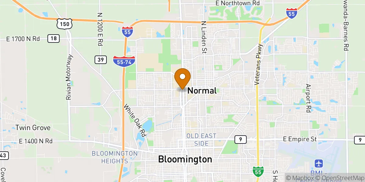  neighborhood map in Normal, IL