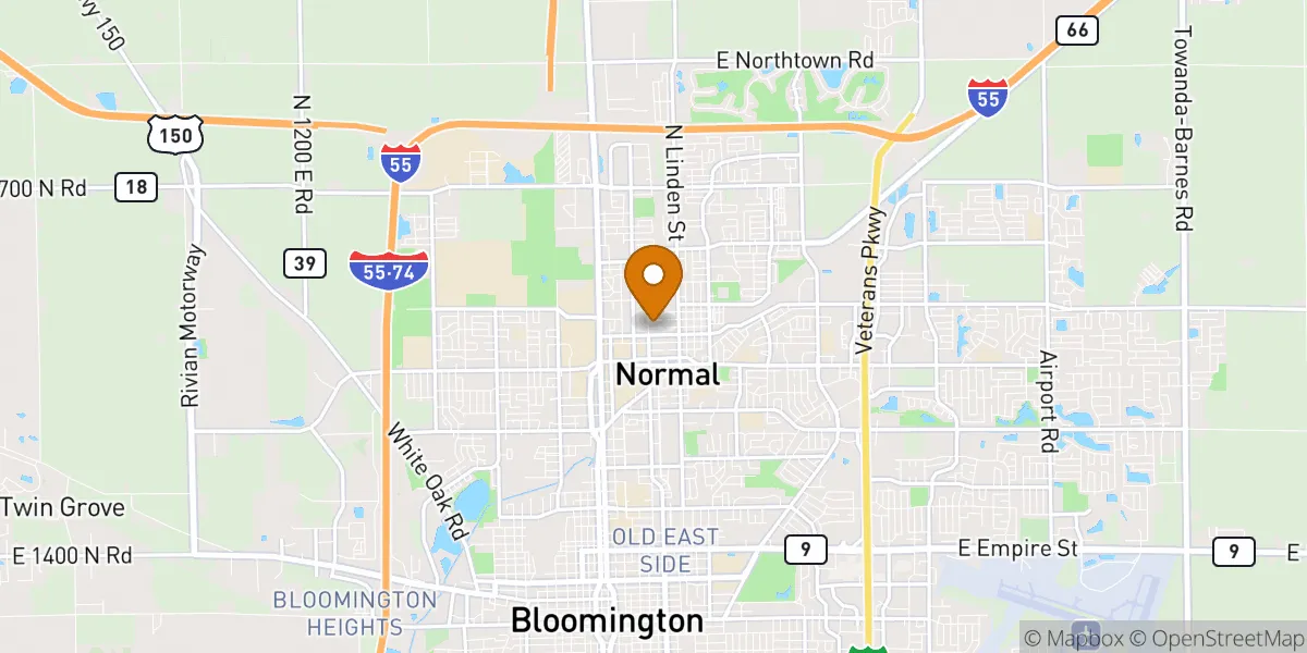  neighborhood map in Normal, IL