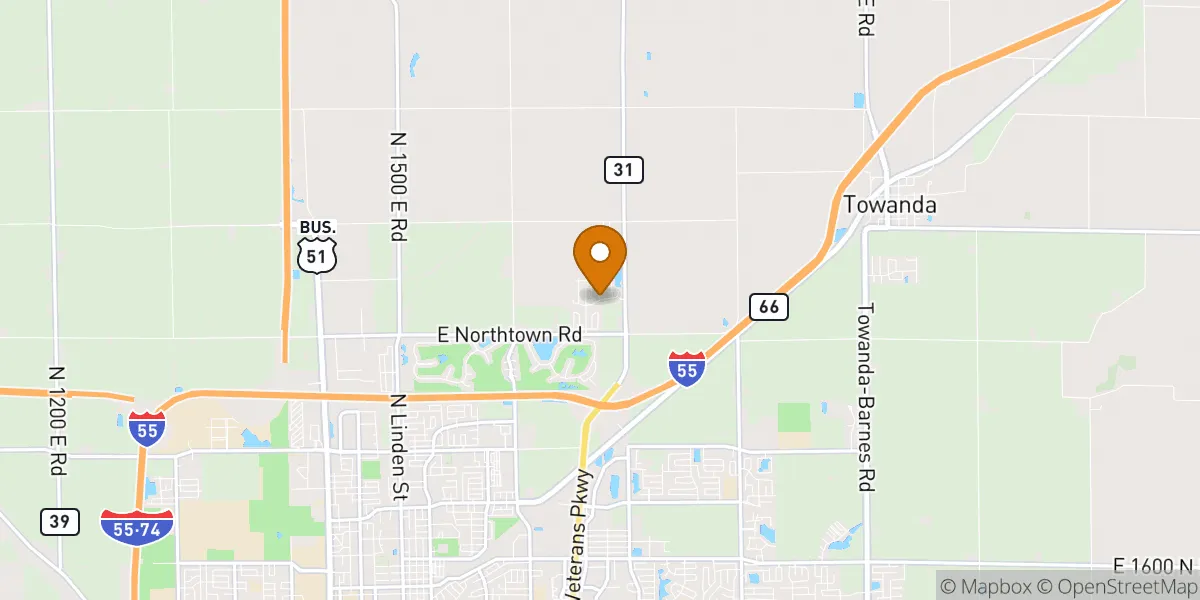  neighborhood map in Normal, IL